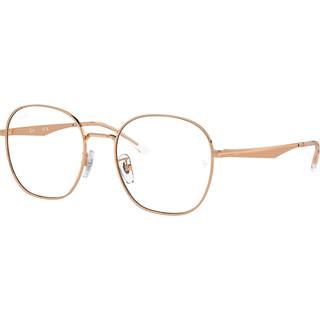 Ray - Ban Unisex RX6515D 3094 Optiske stel Metal Guld Transparent Geometrisk Normal