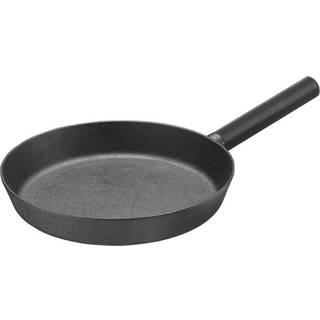 Skeppshult Noir Pfanne 28 cm - Gusseisen mit schwarz eloxiertem Aluminiumgriff - Schwarz