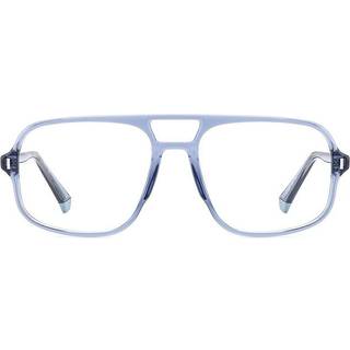 Polaroid Unisex PLD D527 PJP Optiske stel Bio polyamid Blå Firkantet