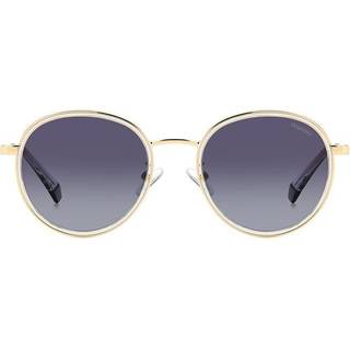 Polaroid Unisex PLD 4173/G/S/X 2F7/WJ Solbriller Metal Guld Grå Rund Polariseret Skygge
