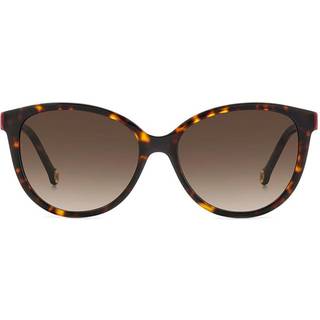 Carolina Herrera Kvinde HER 0237/S O63/HA Solbriller Acetat Havana Brun Cat Eye Skygge