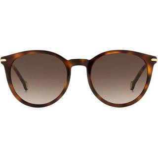 Carolina Herrera Kvinde HER 0230/S WR9/HA Solbriller Acetat Brun Brun Rund Skygge