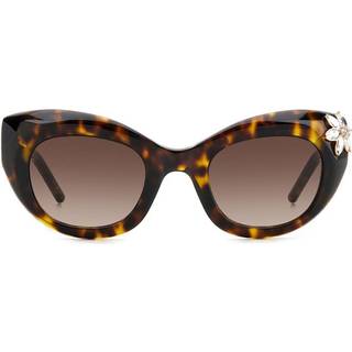 Carolina Herrera HER 0215/S 086/HA 50 Solbriller Kvinder Tortoiseshell - Dark Tortoise - 50mm