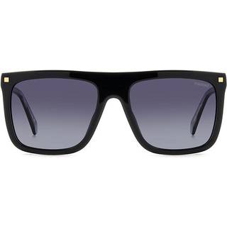 Polaroid Mand PLD 4166/S/X 807/WJ Solbriller Acetat Sort Grå Firkantet Polariseret Skygge