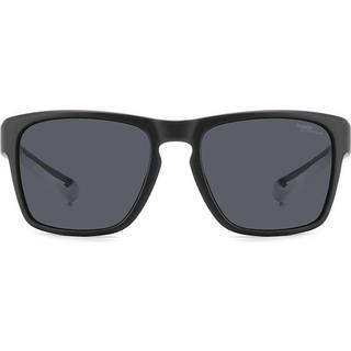 Polaroid Mand PLD 7052/S 003/E3 Solbriller Polycarbonat Sort Grå Geometrisk Polariseret