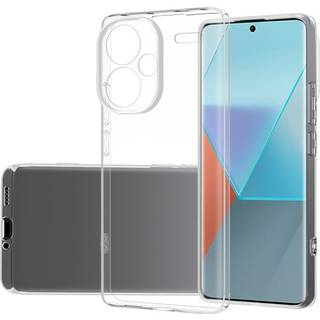 Xiaomi Redmi Note 13 Pro+ (Plus) Fleksibelt Plastik Bagside Cover - Gennemsigtig