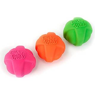 Hartz Dura Play Bacon Duftende Squeak Ball Dog Legetøj til små racer 3 Pack