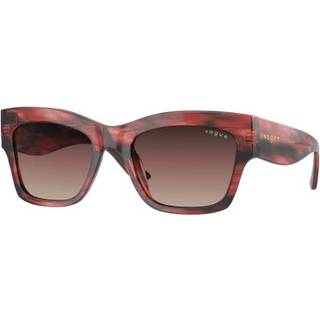 Vogue Briller VO5524SF Asian Fit 3089E2 54 Solbriller Kvinder Tortoiseshell - Red Tortoise - 54mm