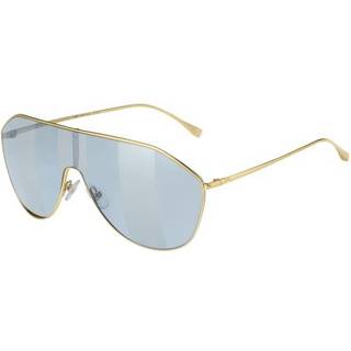 Fendi Kvinde FF 0405/S LKS/7R Outlet solbriller Metal Guld Blå Geometrisk Normal