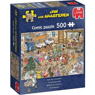 Jan van Haasteren - New Year Celebration! - 500 Brikker