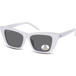 Montana Briller MP64 Polarized MP64C 53 Solbriller Kvinder Hvid - White - 53mm