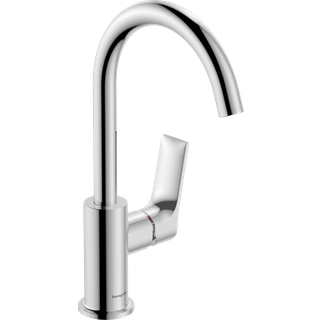 hansgrohe Zebris håndvaskarmatur 210 m/svingtud og løft-op bv, krom