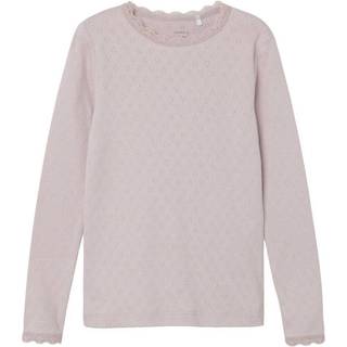 NAME IT Hulmønster Bluse Flitte Burnised Lilac
