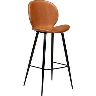 Dan-Form Cloud barstol (Vintage lightbrown kunstlæder)