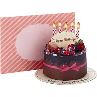 Hallmark Pop Up Birthday Card (Chocolate Cake)