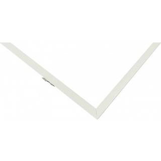 Indbygningsramme til 120x60 LED panel - Ny model, passer til Troldtekt uden tilpasning, hvid kant