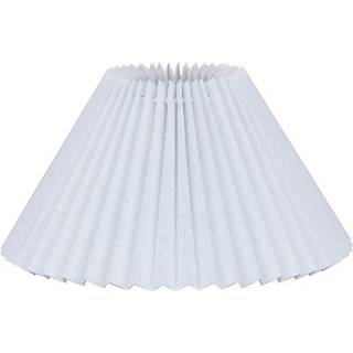 Alpe Design PVC Plisséskærm - 21 cm. - Hvid