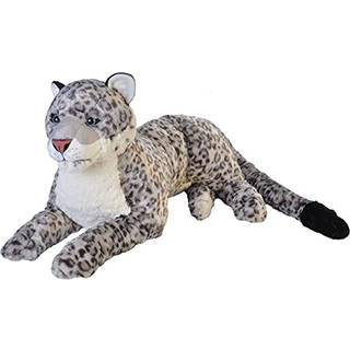 Wild Republic Jumbo Snow Leopard Giant udstoppet dyreplysende leget?j plys leget?jsgaver til b?rn 30 tommer