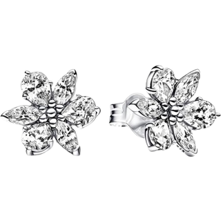 Pandora Ohrstecker - Herbarium Cluster - 292633C01 - silber