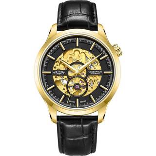 Rotary GS02948/04 Greenwich Automatik Herrenuhr 42mm 5ATM