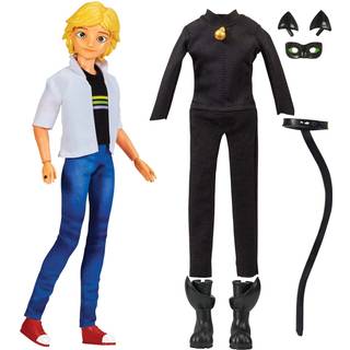 Mirakul?s Ladybug Superhero Secret Adrien med Cat Noir Outfit af Playmates Toys