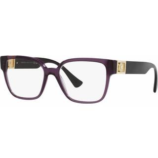 Versace Kvinde VE3329B 5384 Vista -rammer Acetat Violet Transparent Firkantet Normal