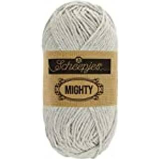 Scheepjes MIGHTY 760 Desert Indhold: 32% Jute / 68% Cotton Vægt/længde: 50 gram = ca. 80 meter Anbefalede pinde: 4.00-4.50 mm Strikkefasthed: 10 cm = 19 x 25 m Maskinvask / Skåneprogram max 40°C / Tørres fladt.