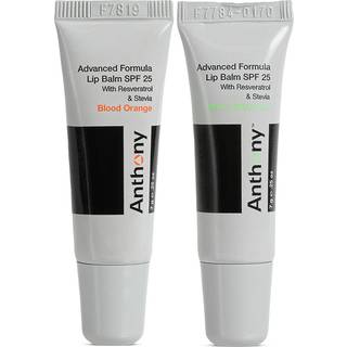 Anthony 25 SPF l?bebalsam med solcreme til l?ber - Indeholder gr?n teekstrakt Shea Butter & Vitamin E - Fugtighedsreparationsbehandling for chapp