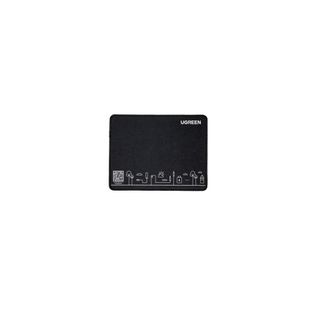 UGREEN skridsikker musemåtte, 26 x 21 cm - Sort