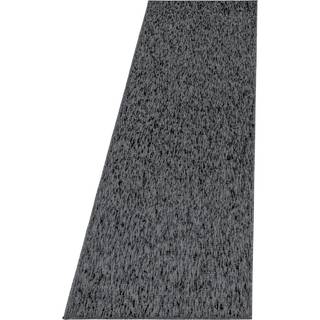 Nizza Kortluvet Tæppeløber Ensfarvet - Antracit - 80x250 (Løber)