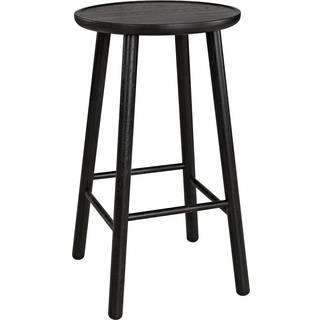 Hans K ZigZag barstol 63 cm Sort bejdset