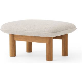 Audo Copenhagen Brasilia Ottoman Moss 0011 - Natural Oak