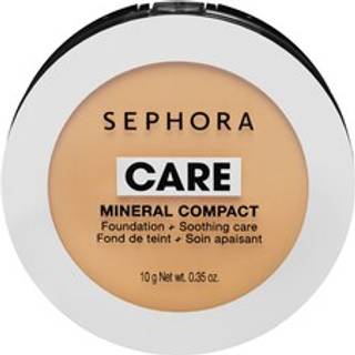 Sephora Collection - Pleje Mineral Kompakt - Foundation + Beroligende Pleje - Care Mineral Powder Fdt-22 D35 - For Women - Beige
