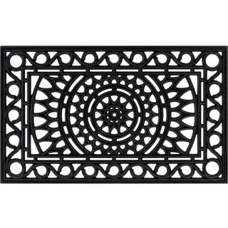 dørmåtte 45x75 cm rektangulær gummi