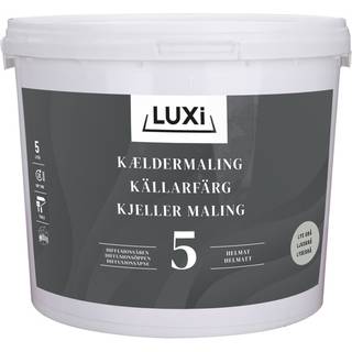 Kældermaling 5 lys betongrå 5 liter - Luxi
