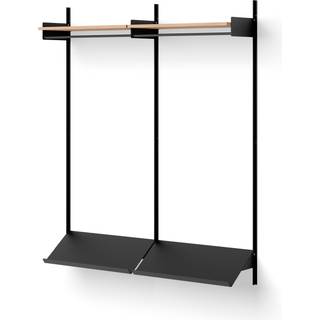 New Works Wardrobe Reol 2 Egetræ/Sort