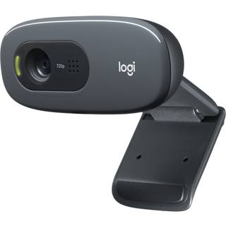 Logitech C270 webcam 3 MP 1280 x 720 pixel USB 2.0 Sort