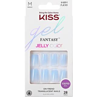 KISS Gel Fantasy Jelly Color kunstige negle Jelly Crushin 28 stk. - 28 stk.