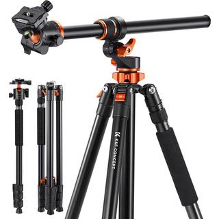 K&F Concept T254A7 Aluminum tripod 230 cm with adjustable arm