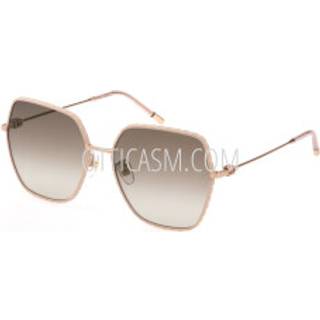 Furla SFU628 08MZ 59 Solbriller Kvinder Lyserød - Glossy Copper Gold Pink - 59mm