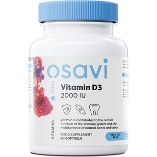 D3-vitamin, 2000 IE - 60 bløde kapsler