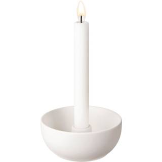 Scandi Living Valley lysestage Ø12 cm Hvid