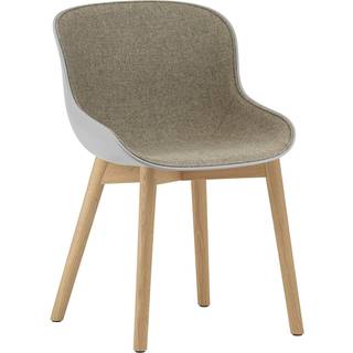 Normann Copenhagen Hyg Stol Betrukket Forside / Egetræ - Stole Uld Grå - 605032