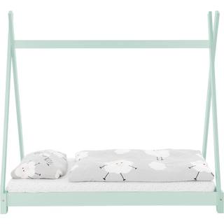 ML Design BedTipi 70 x 140 cm gitterramme, mint