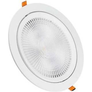 V-Tac 30W LED spotlight - Hul: Ø19,5 cm, Mål: Ø22,5 cm, 3,8 cm høj, Samsung LED chip, 230V - Dæmpbar : Ikke dæmpbar, Kulør : Neutral