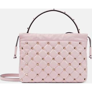 Valentino Garavani Embellished leather shoulder bag - pink - One Size