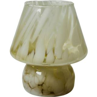 Mushroom lysestage, grønt glas