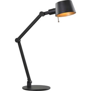Skrivebordslampe Silka Lucande, Sort, Arbejdsværelse, Metal, Moderne