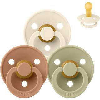 BIBS Rund Colour Sut - Sampak - 3 stk. - Str. 2 - Soft Autumn