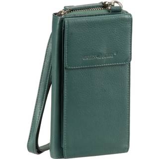 Leder Handytasche mit Geldbörse grün NAPPA | Greenburry 1569N